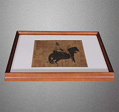 汉台书画装裱配框服务案例