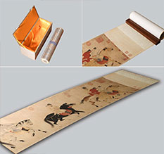 汉台馆藏书画复制博物馆书画复制服务